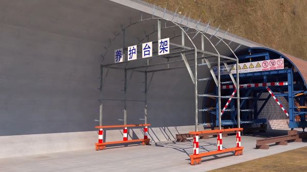 界首市隧道施工动画制作公司 - 隧道施工工艺和施工方法 - 隧道施工汇报动画视频 - bim 工程施工动画